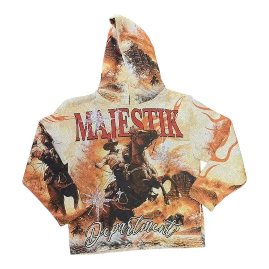 MAJESTIK: Ride With Soul Tapestry Hoodie TH2507